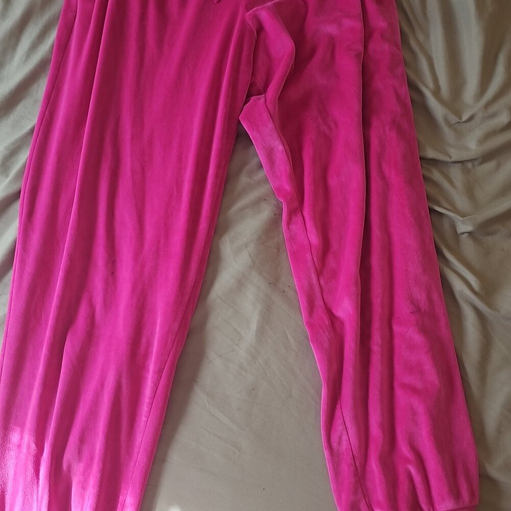 Victoria's secret velvet pants and hoodie